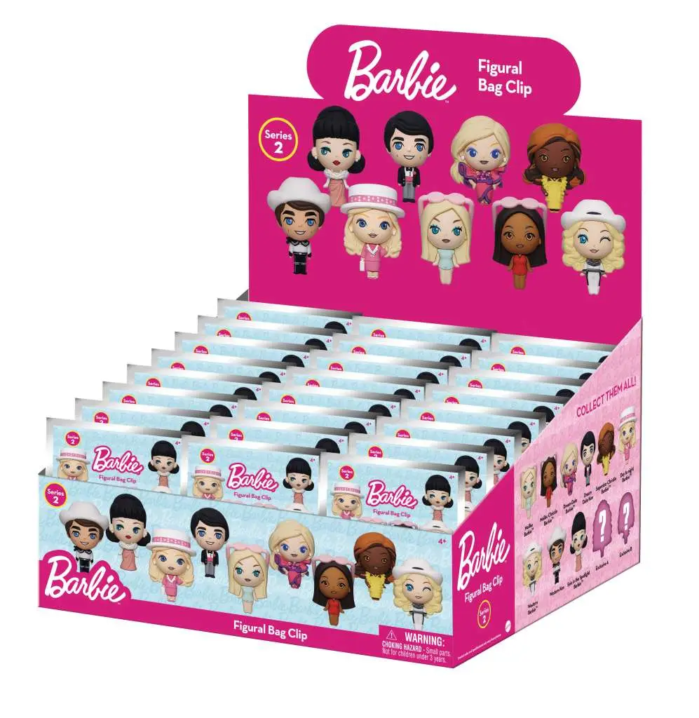 Figurine Barbie s2 bag clip blind box display (24) - Barbie