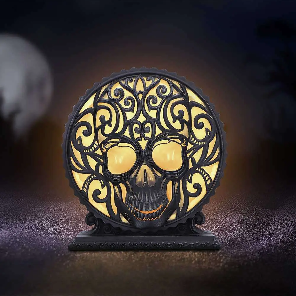 Figurine death's embrace gothic lamp - Death