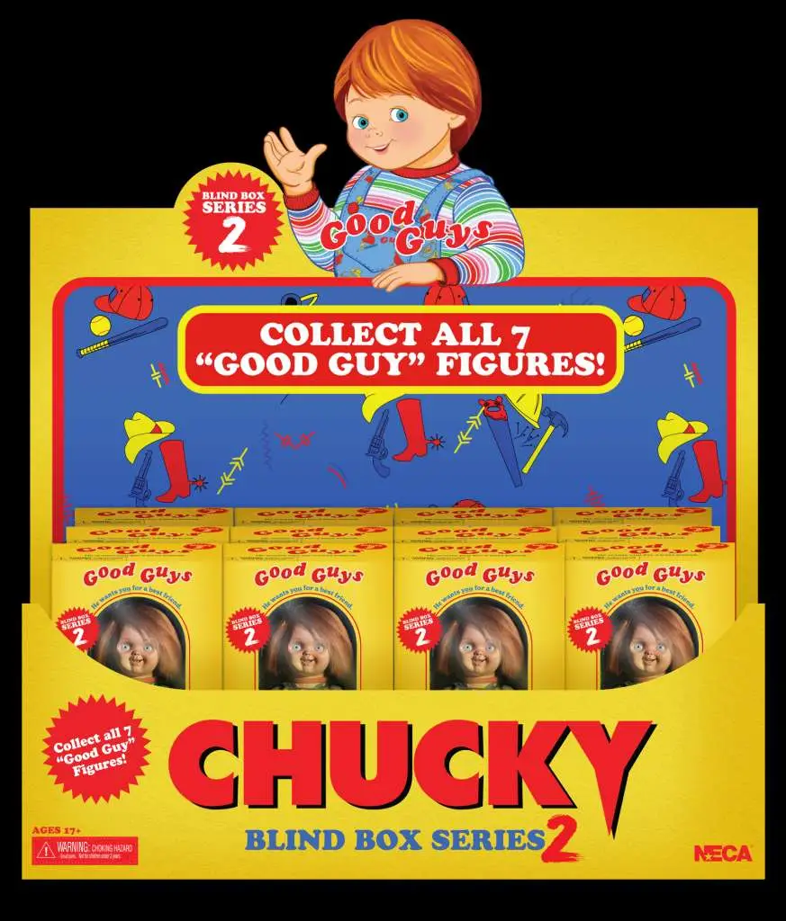 Figurine chucky good guy serie 2 blind box 7" display (12) - Chucky