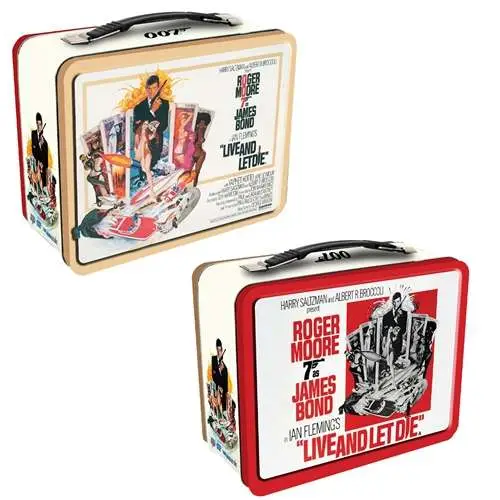 Figurine james bond live and let die tin tote - James Bond