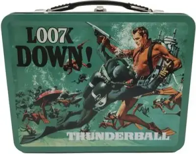 Figurine james bond thunderball tin tote - James Bond