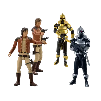 Figurine battlestar galactica 3.75 inch wave 1 action set (4) - Battlestar Galactica