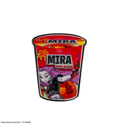 Figurine kpop demon hunters mira spice queen noodles pin - KPop Demon Hunters