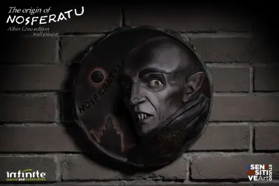 Figurine the origin of nosferatu albin grau edition wall plaque - Nosferatu