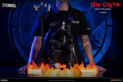 Statue the crow eric draven luxury eternal edition 1/4 plus format - The Crow