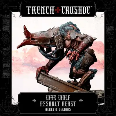 Figurine trench crusade war wolf - Trench Crusade