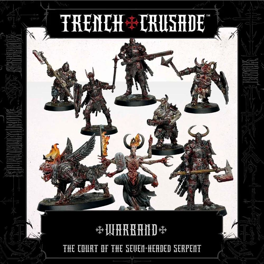 Figurine trench crusade court of the seven headed serpent warband - Trench Crusade