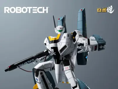 Figurine robo dou robotech vf‐1s rick hunter super veritech set - Robotech