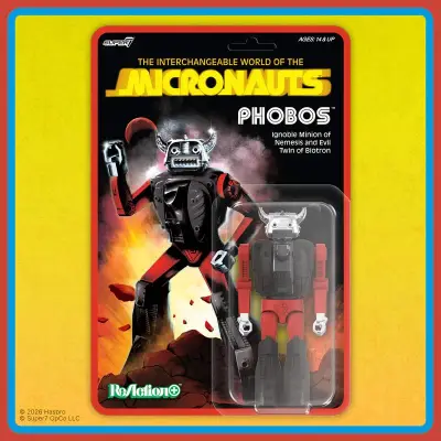 Figurine micronauts wave 04 phobos reaction+ - Micronauts