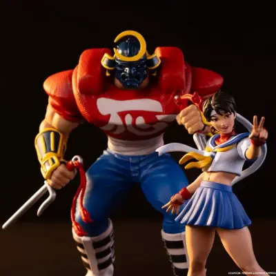 Statue street fighter jam: sakura sodom 1:10 scale set - Street Fighter