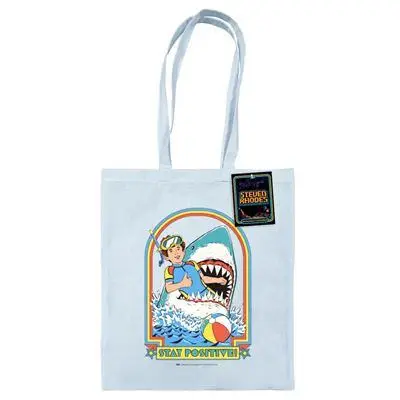 Figurine steven rhodes stay positive tote bag - Steven Rhodes