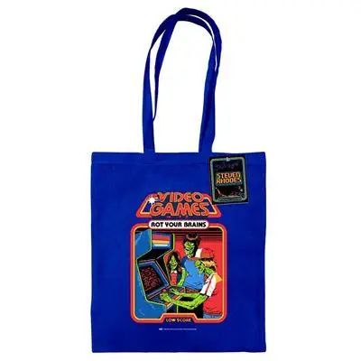 Figurine steven rhodes video games rot your brain tote bag - Steven Rhodes