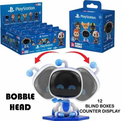 Figurine sony playstation all stars bobble head blind box counter display (12) - Sony PlayStation