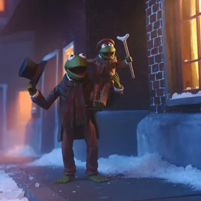 Figurine the muppet christmas carol kermit as bob cratchit ultimate action - Muppet
