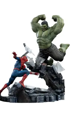 Statue spider man: brand new day vs hulk 1/10 - Spider-Man