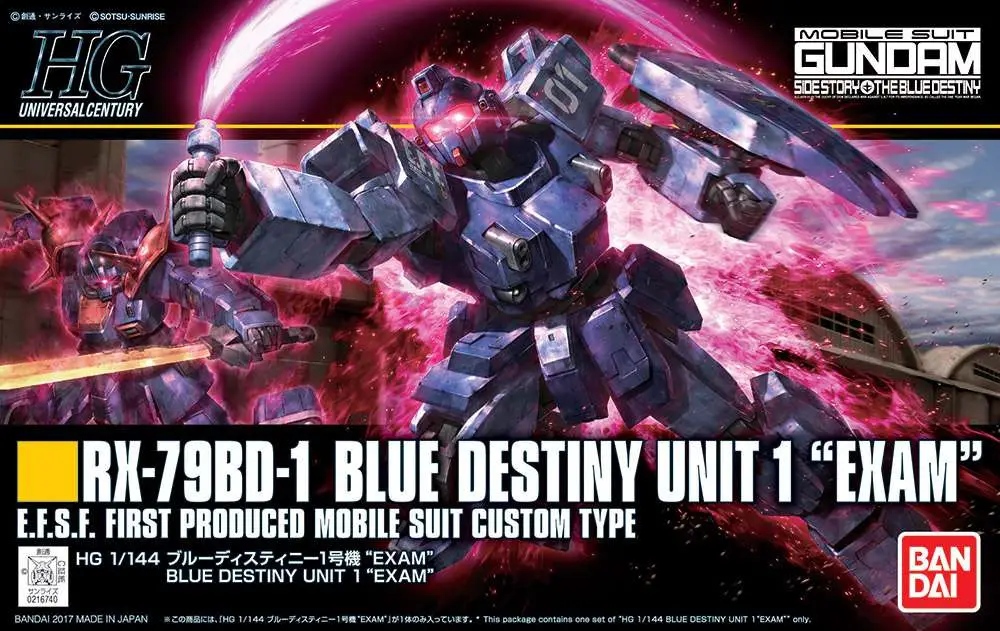 Maquette hg blue destiny unit1 exam 1/144 - Destiny
