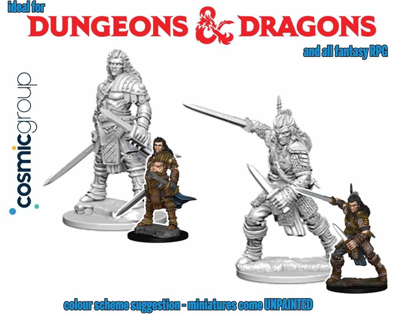 Figurine pathfinder deep cut unpainted miniatures male fighter - Pathfinder