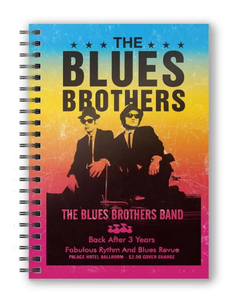 Figurine the blues brothers band spiral notebook - Blues Brothers