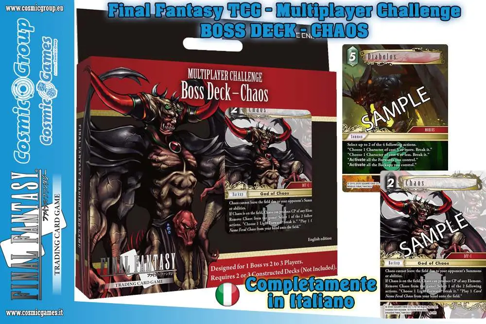 Figurine fftcg boss deck chaos multiplayer (6) - Final Fantasy