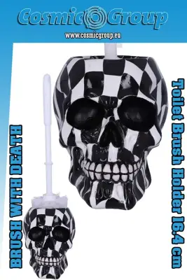 Figurine toilet brush with death harlequin - Death