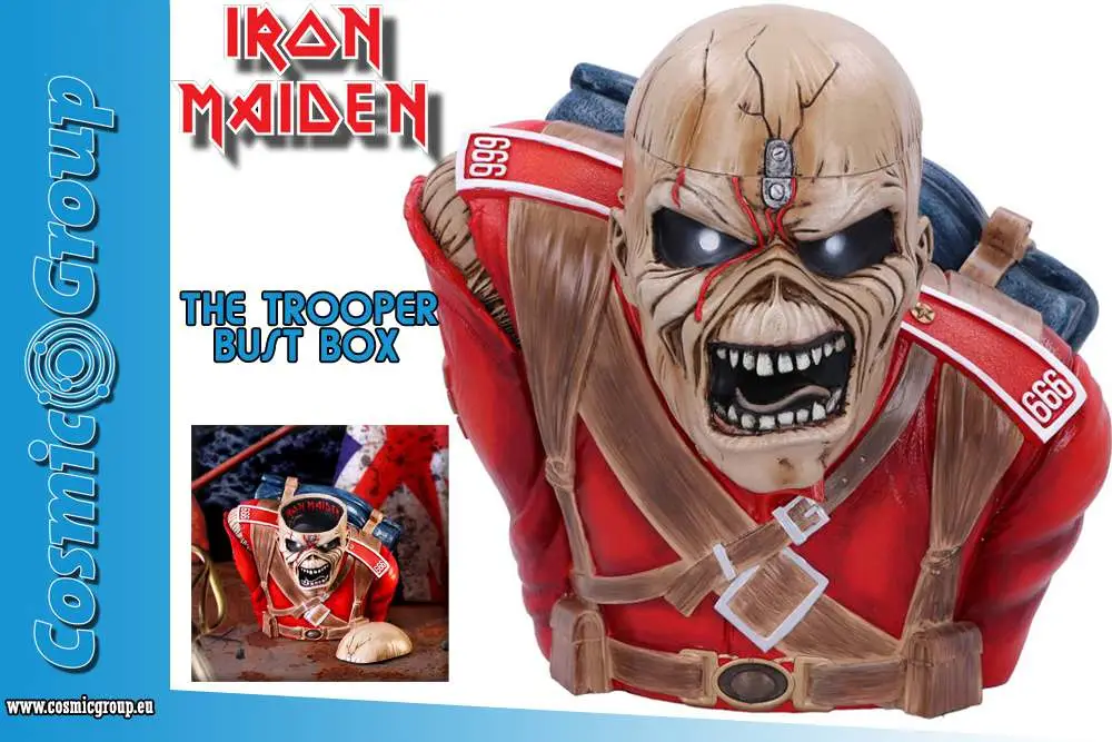 Figurine iron maiden the trooper bust box - Iron Maiden