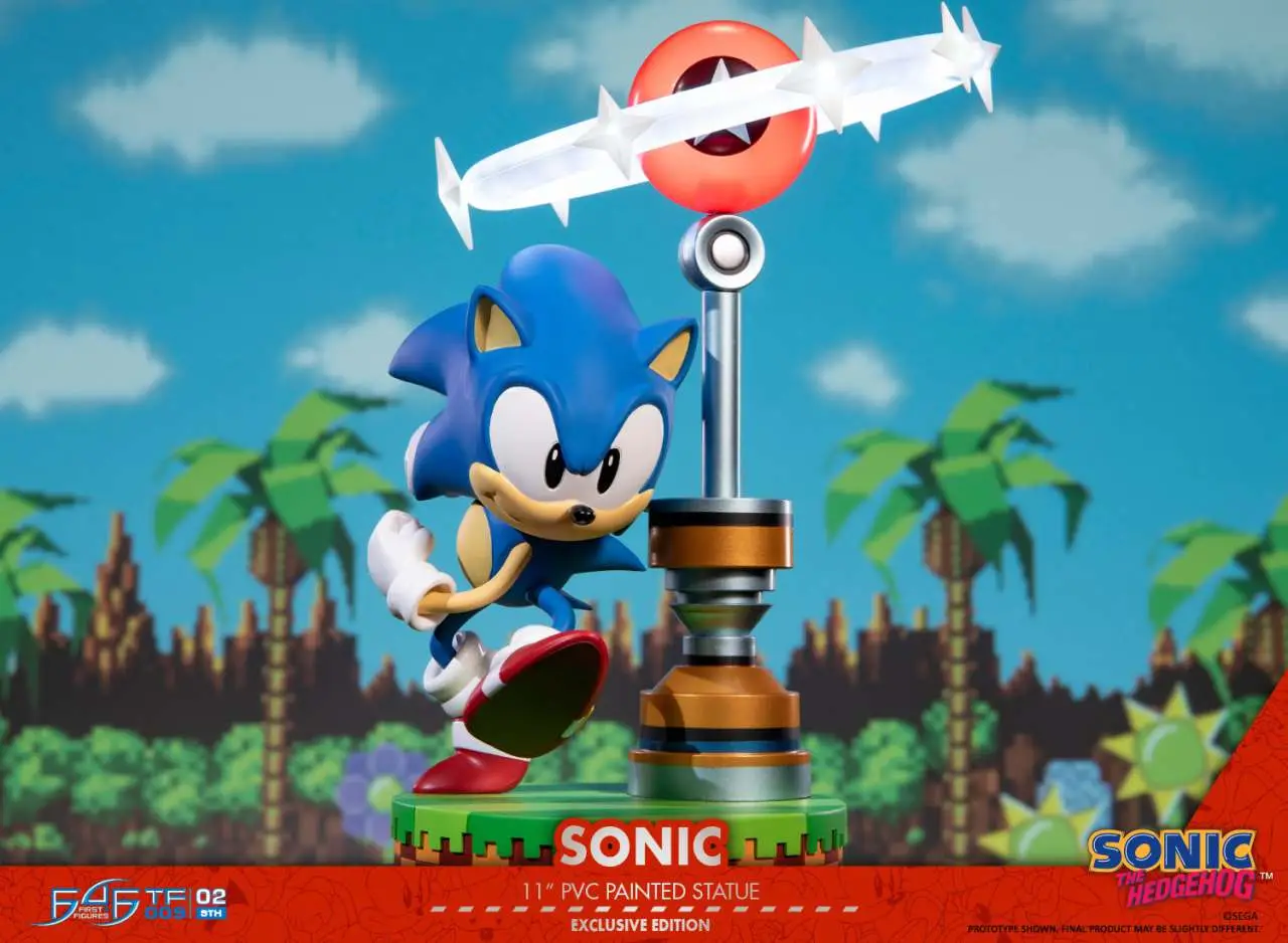 Figurine sonic the hedgehog 11" collector pvc fig - Sonic The Hedgehog