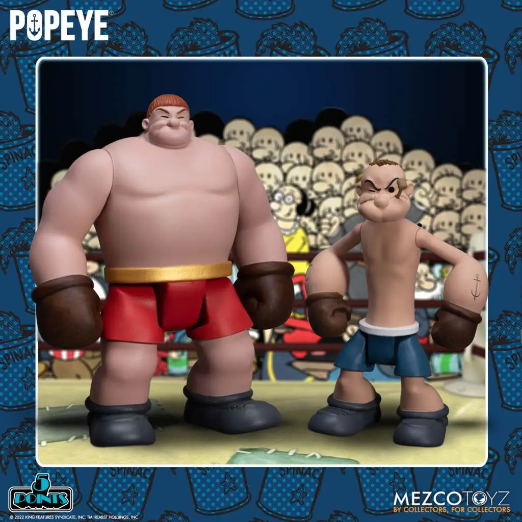 Figurine 5 points popeye oxheart box set - Popeye