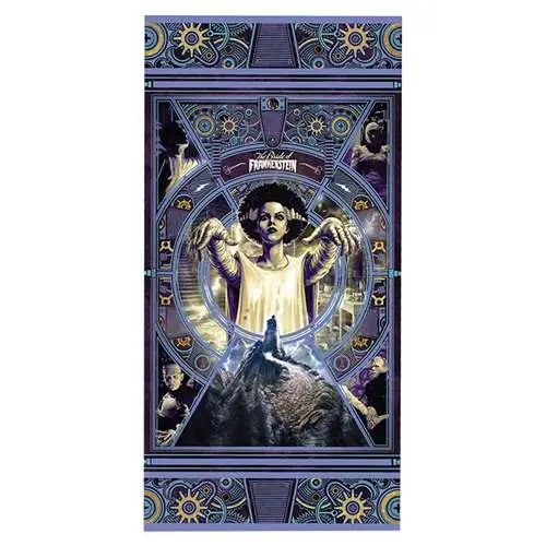 Figurine um bride of frankenstein bath towel - Frankenstein