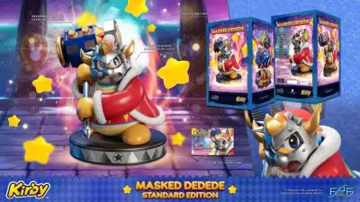 Statue Kirby masked dedede resin - Kirby