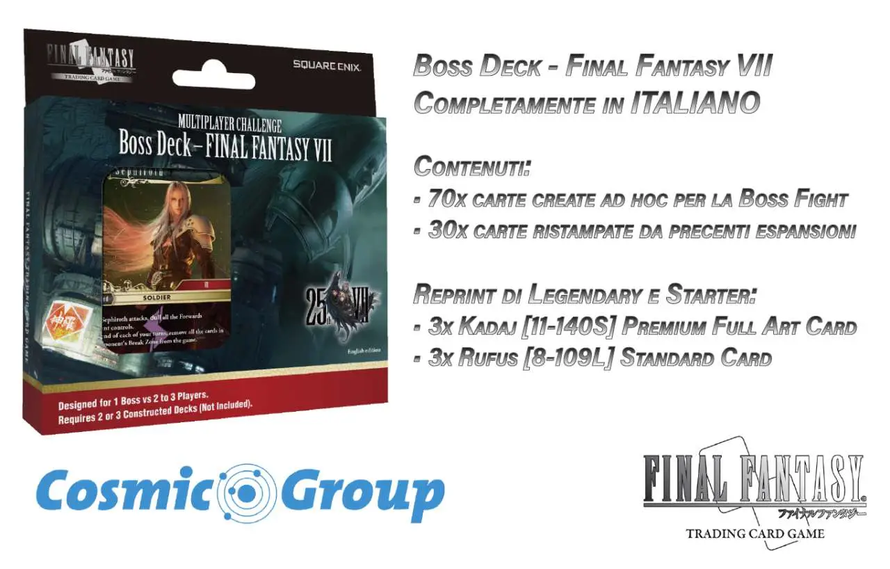 Figurine fftcg boss deck ff vii (6) - Final Fantasy