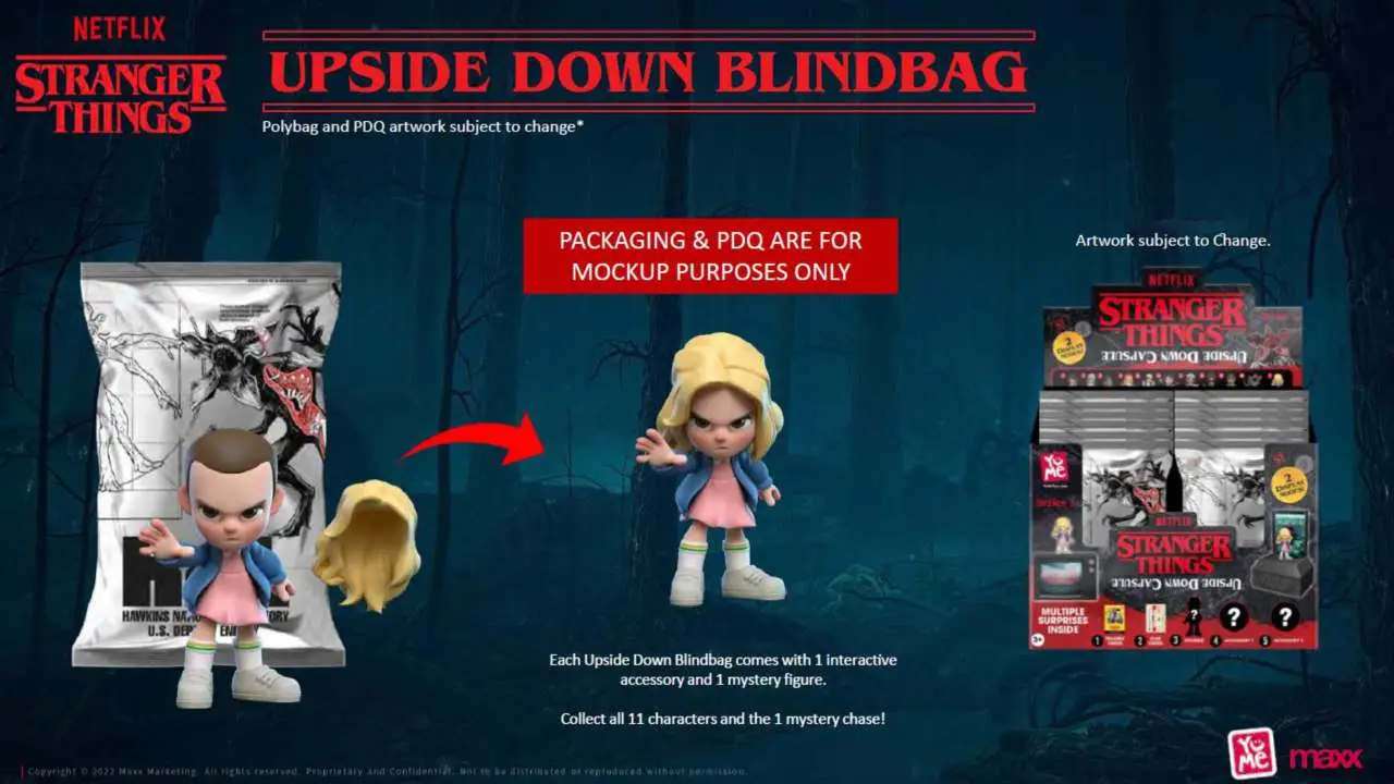 Figurine Stranger Things upside down blind bags 24 units counter display - Stranger Things