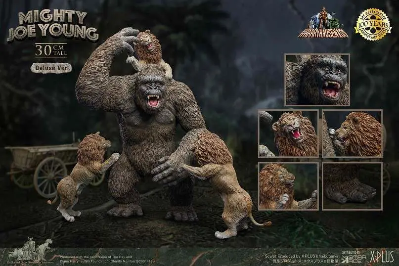 Figurine ray harryhausen mighty joe young dlx sta - Ray Harryhausen