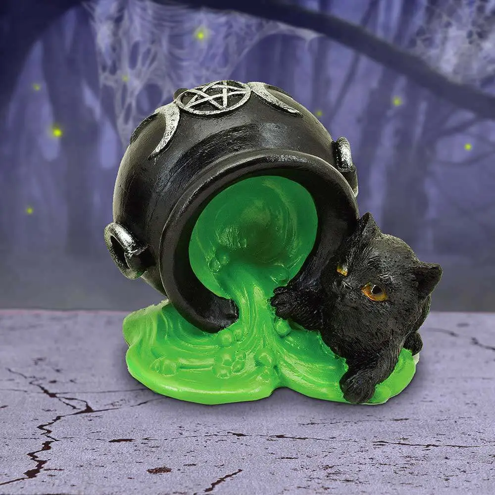 Figurine black cat ooops! ornament - Black Cat