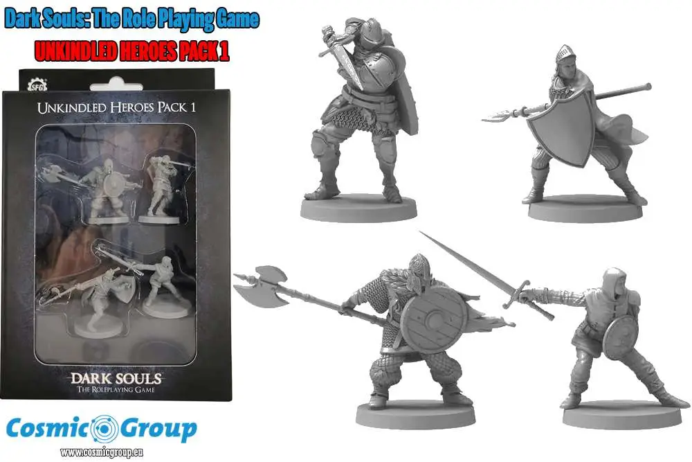 Figurine dark souls rpg mini unkind.heroes pack1 - Dark Souls