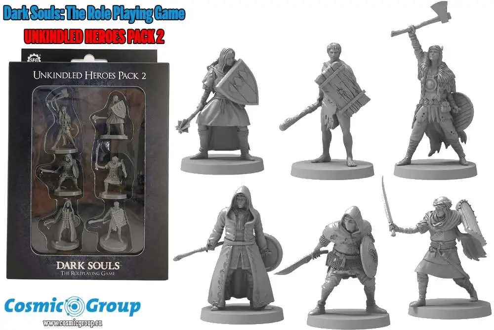 Figurine dark souls rpg mini unkind.heroes pack2 - Dark Souls