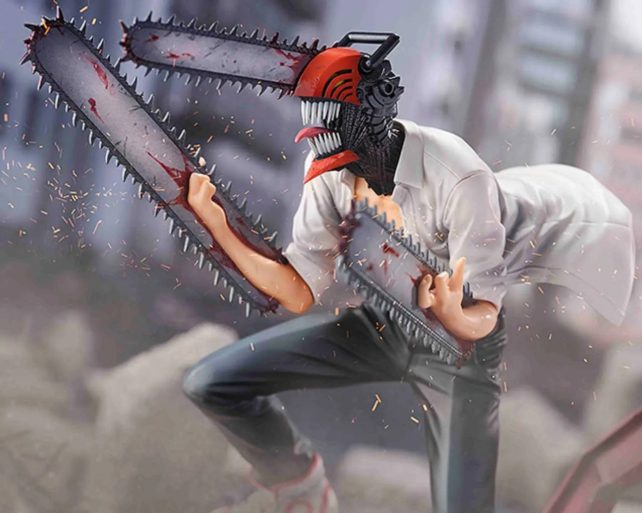 Statue Chainsaw Man 1/7 s fire - Loungefly