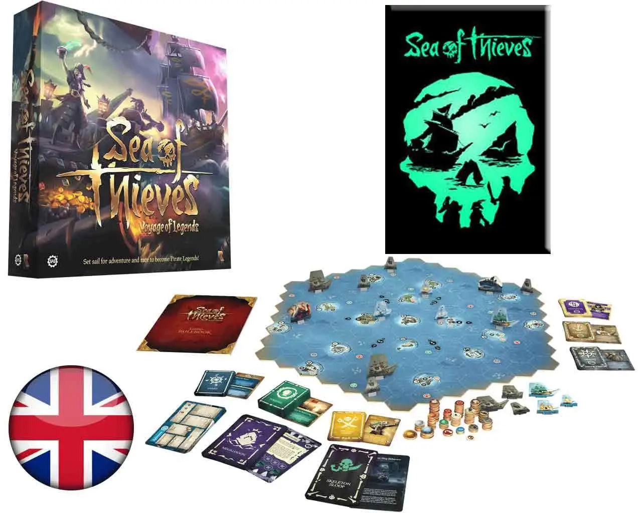Figurine sea of thieves: voyage legends the board game - Legends