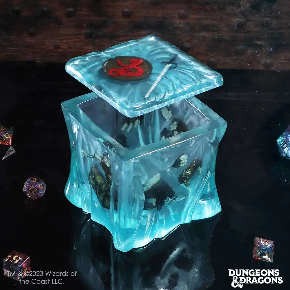 Figurine dungeons dragons gelatinous collectible cube dice box - Dungeons & Dragons