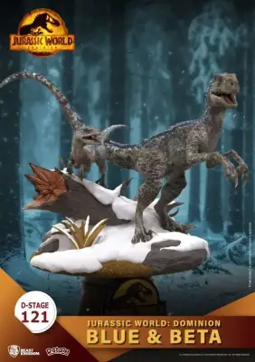 Figurine d stage jurassic world dominion blue+beta - Jurassic World