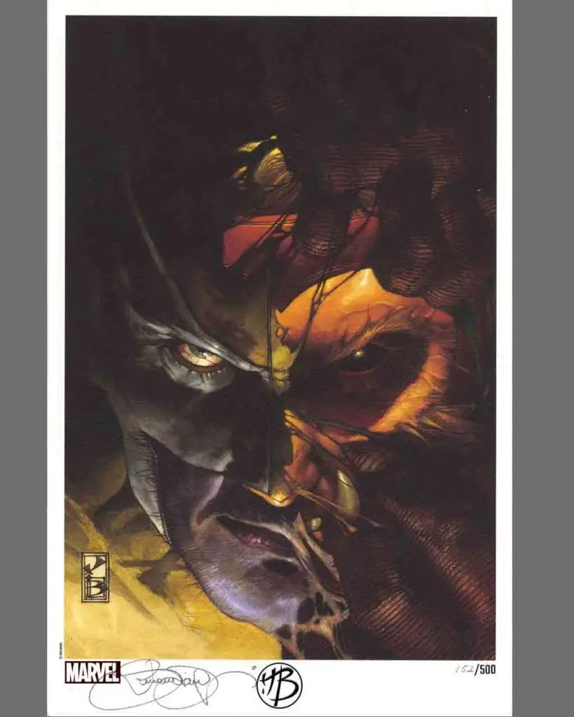Figurine simone bianchi cover wolverine #310 limited edition serigraph - Wolverine