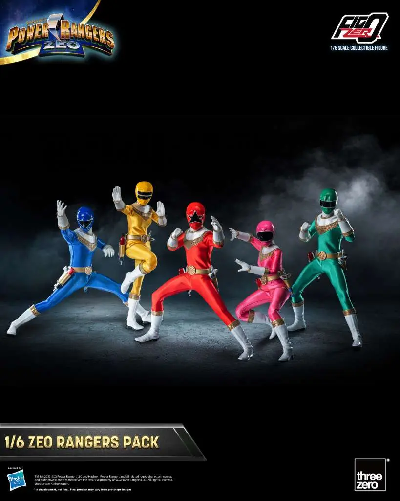 Figurine power rangers zeo 1/6 pack - Mini-figurines