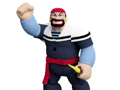 Figurine popeye power stars bluto sindbad af - Popeye