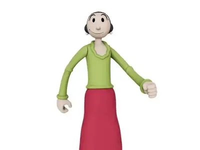 Figurine popeye power stars olive oyl af - Popeye