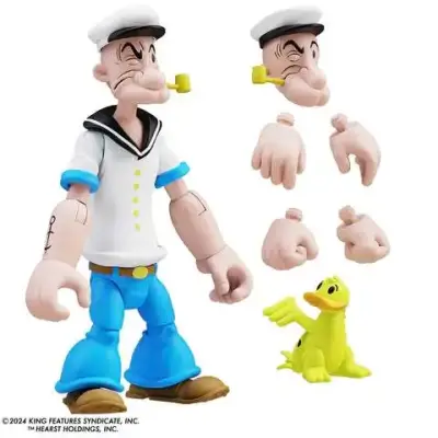 Figurine popeye wave 3 1st app white shirt af - Popeye