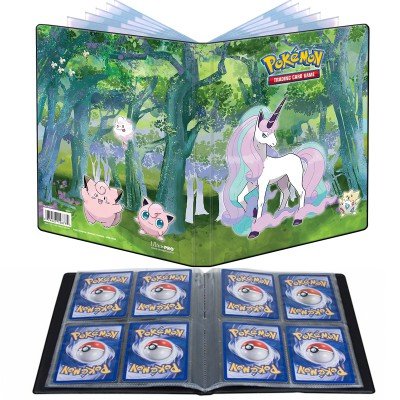 Albums pour cartes - Pokémon - A5 - 4 Cases - Clairière Enchantée - 10 pages de 4 cases (80 cartes recto-verso) - Rangement & classeurs