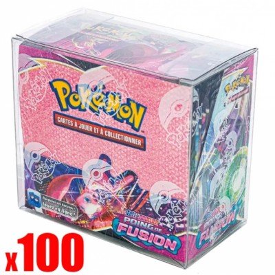 Boîtes pour cartes - Pokémon - Protection BOX SOUPLE pour Boite de Boosters Pokemon (x100) - type-boites-pour-cartes