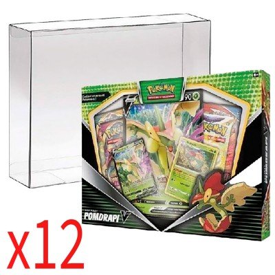 Boîtes pour cartes - Pokémon - Protection BOX SOUPLE pour Coffret STANDARD 4 Boosters POKEMON (x12) - type-boites-pour-cartes