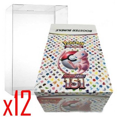 Boîtes pour cartes - Phoenix Shield - Protection BOX SOUPLE "Crystal Box Ultimate" pour DISPLAY DE BUNDLE (x12) - Phoenix Shield
