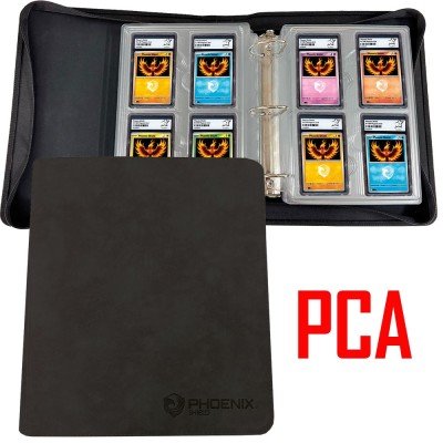 Albums pour cartes - Phoenix Shield - NOIR - POUR 32 CARTES GRADEES PCA - type-albums-pour-cartes