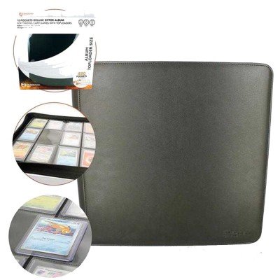 Albums pour cartes - Phoenix Shield - NOIR - ALBUM DELUXE ZIP TOPLOADER 12 CASES POUR 480 CARTES - type-albums-pour-cartes